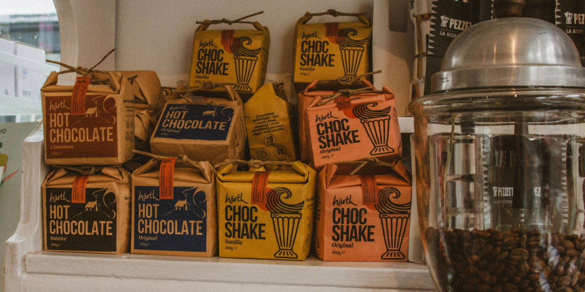 sustainable printed packaging display